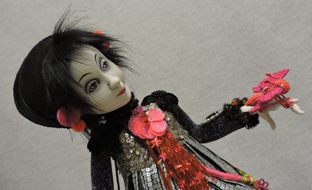 Lovely in Silver and Pink 